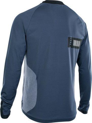 ION Traze Vent manga longa Jersey azul marinho 2/2