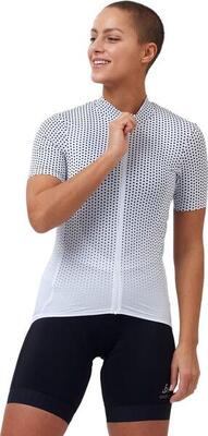 Maglia manica corta da donna Odlo Zeroweight Chill-Tec bianca