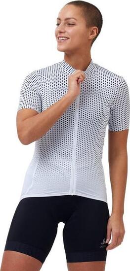 Maglia manica corta da donna Odlo Zeroweight Chill-Tec bianca