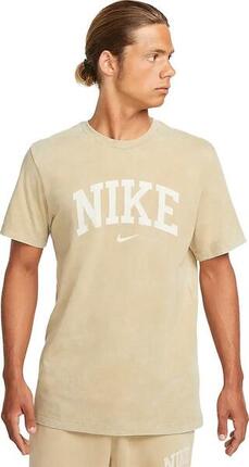 T-Shirt Manches Courtes Nike Sportswear Retro Beige