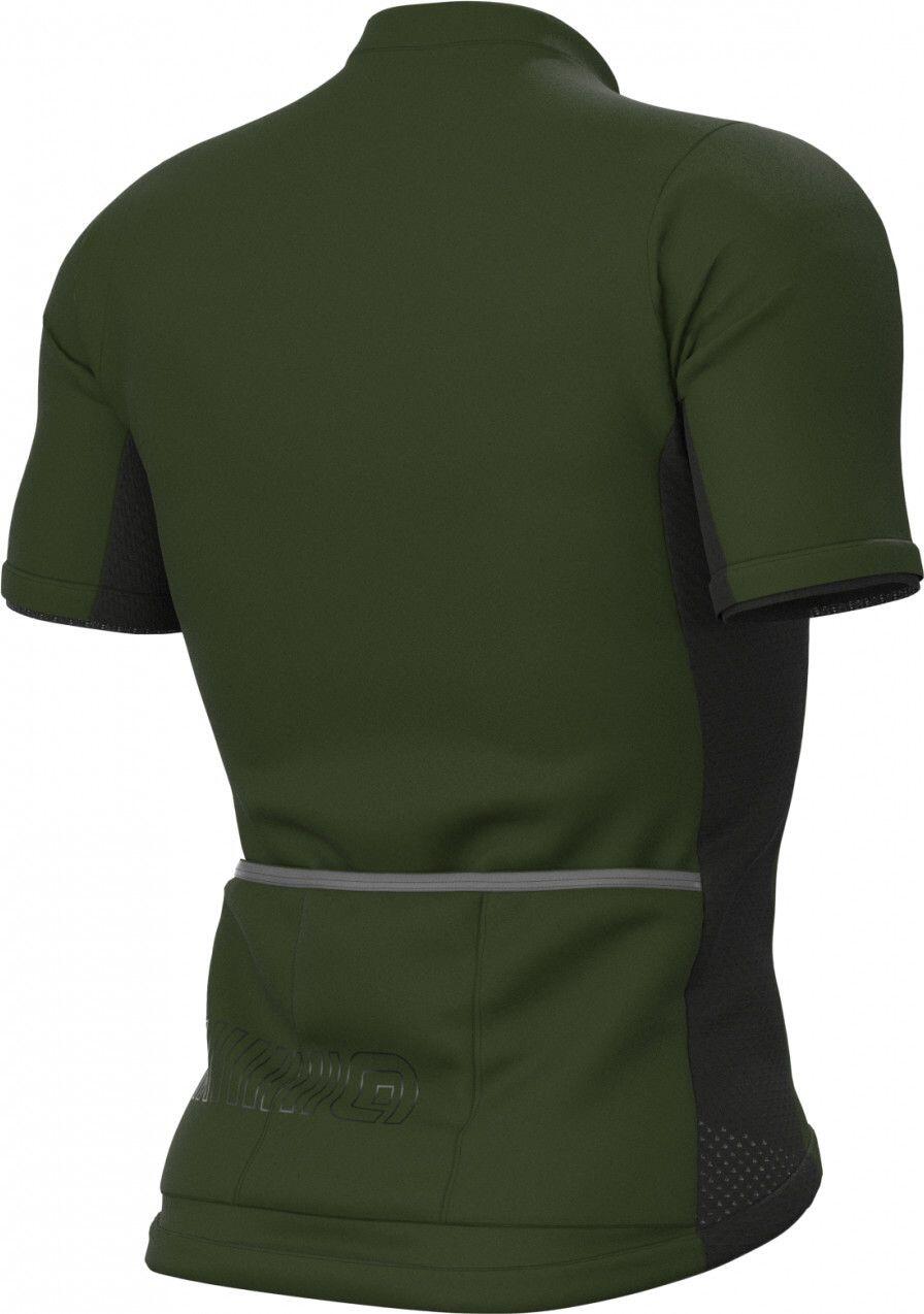 Maglia manica corta Alé Color Block Verde oliva 2/3