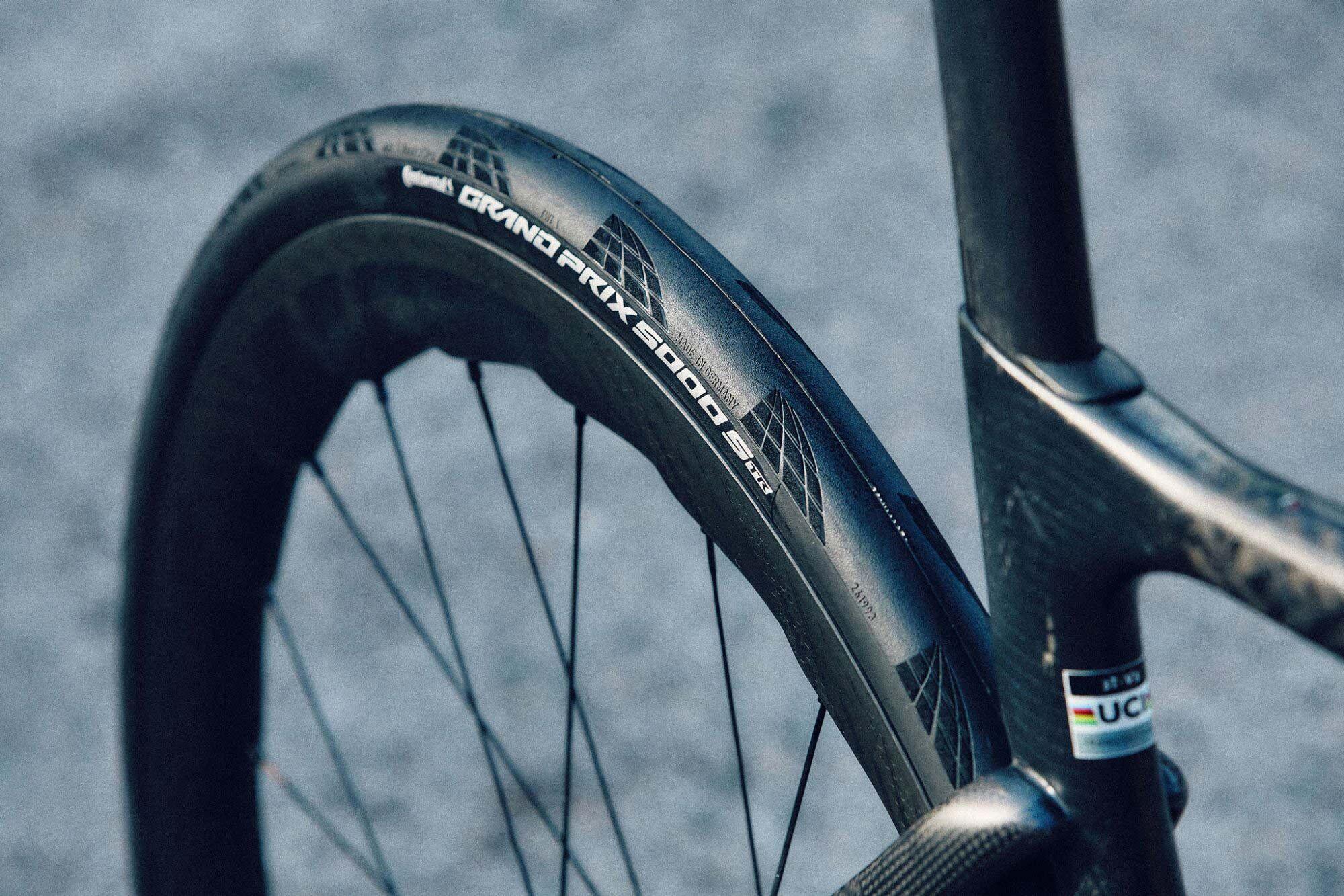 Pneu Route Continental Grand Prix 5000 S TR 700 mm Tubeless Ready Souple Vectran 4/5