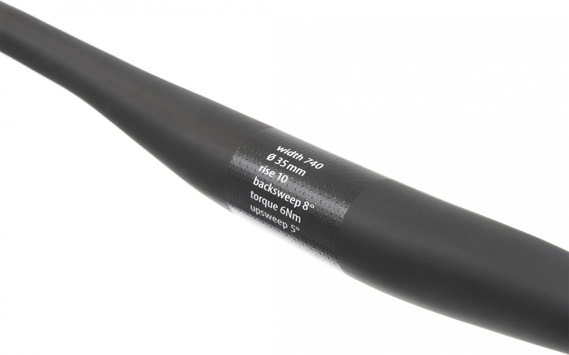 Manubrio Neatt Carbon Oxygen 740 mm 35 mm nero 3/3