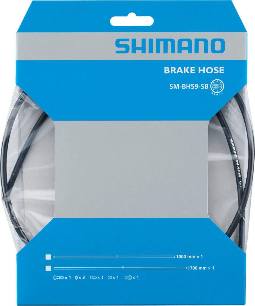 Durite de Frein Shimano SM-BH59 Banjo-Droit 1700mm Noir 2/2