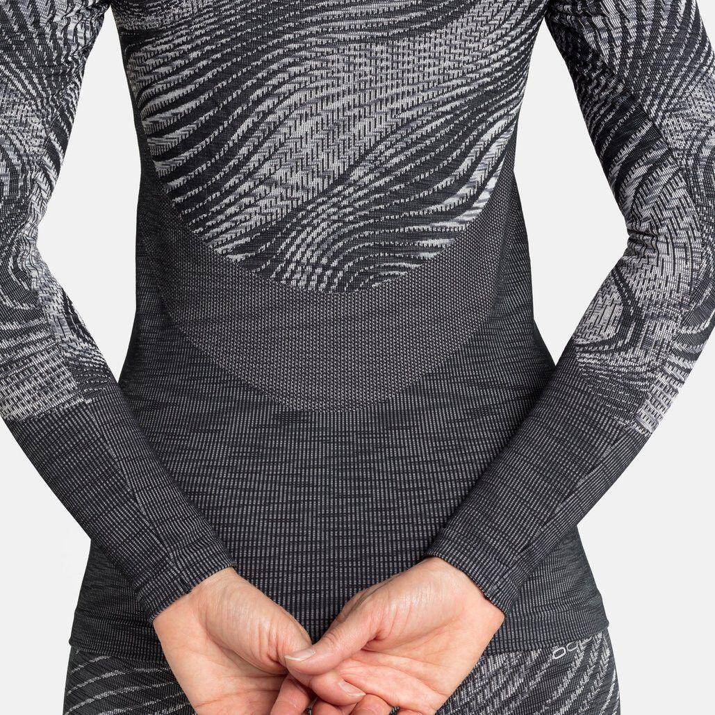 Maillot Manches Longues Odlo Blackcomb Eco Noir / Gris Femme 4/5