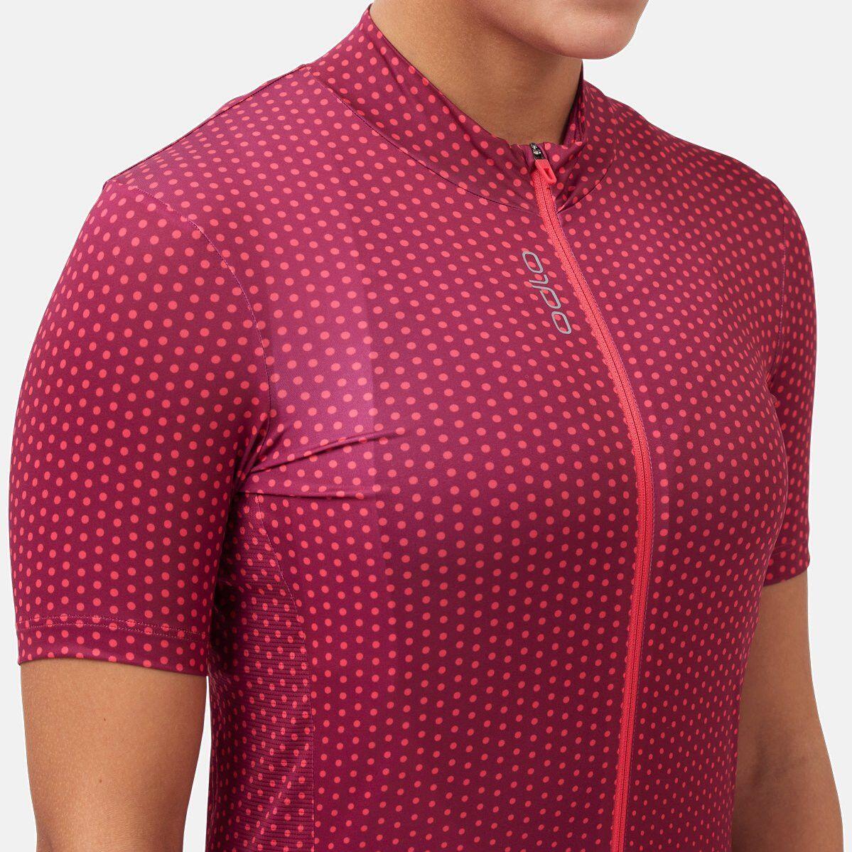 Maglia a manica corta Odlo Zeroweight Chill-Tec Rosa 3/6