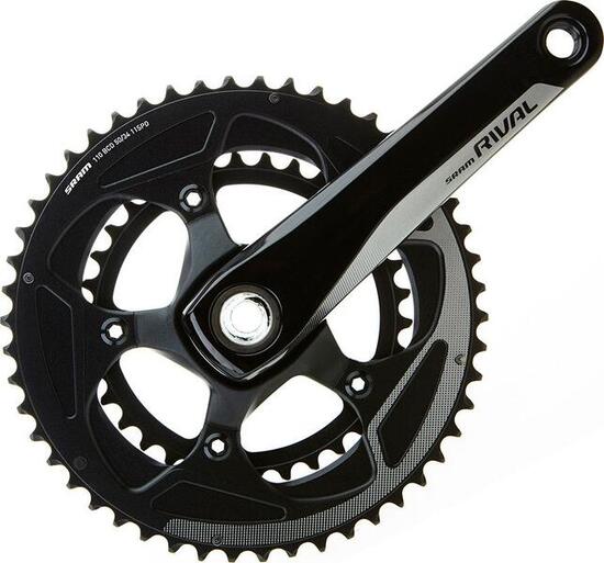 Guarnitura SRAM RIVAL 22 GXP 52/36 Denti 11v senza guaina