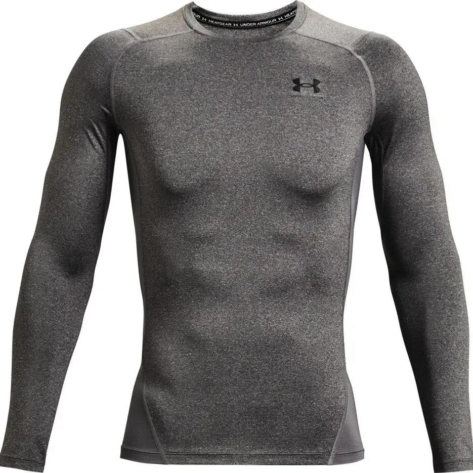 Under Armour Heatgear Armour Grey Men's Long Sleeve Compression Jersey