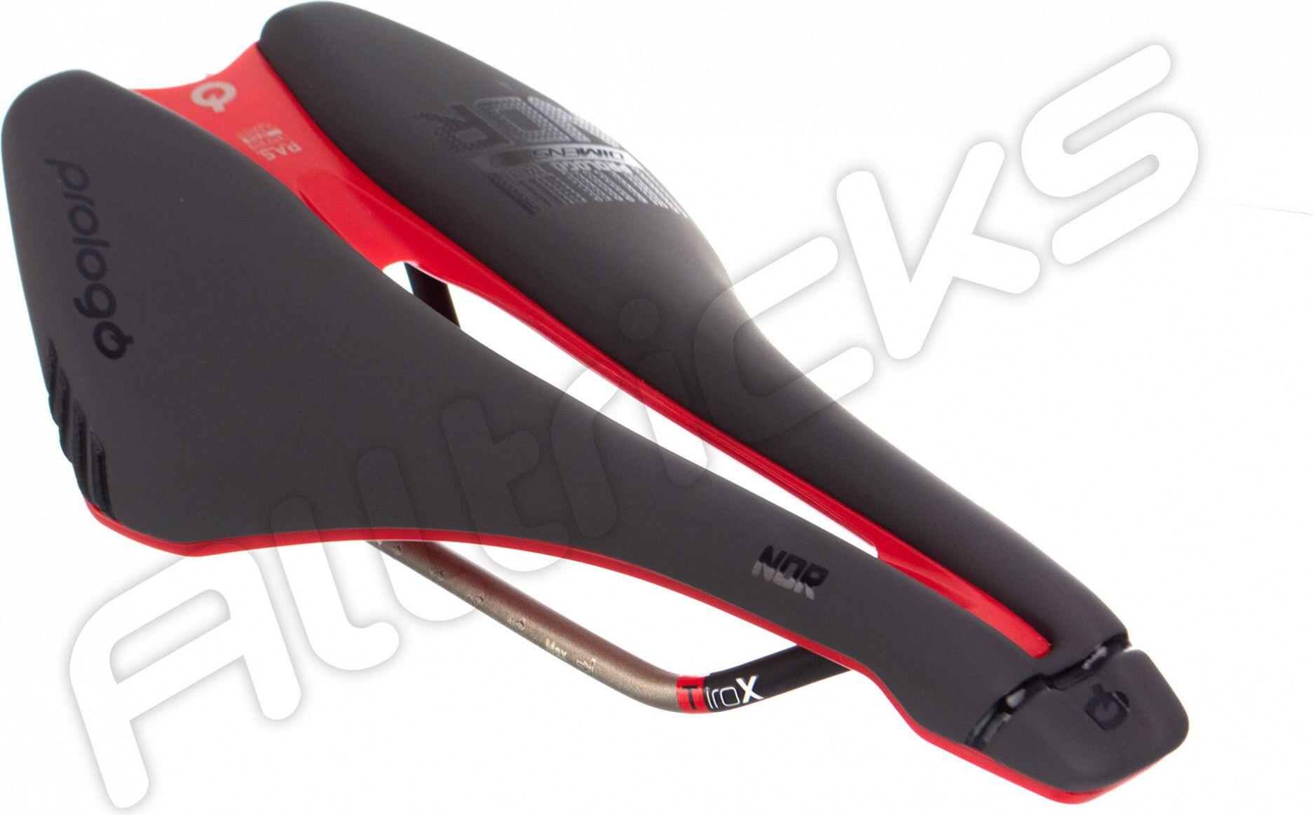 Selle Prologo Dimension NDR Tirox Noir/Rouge 3/4