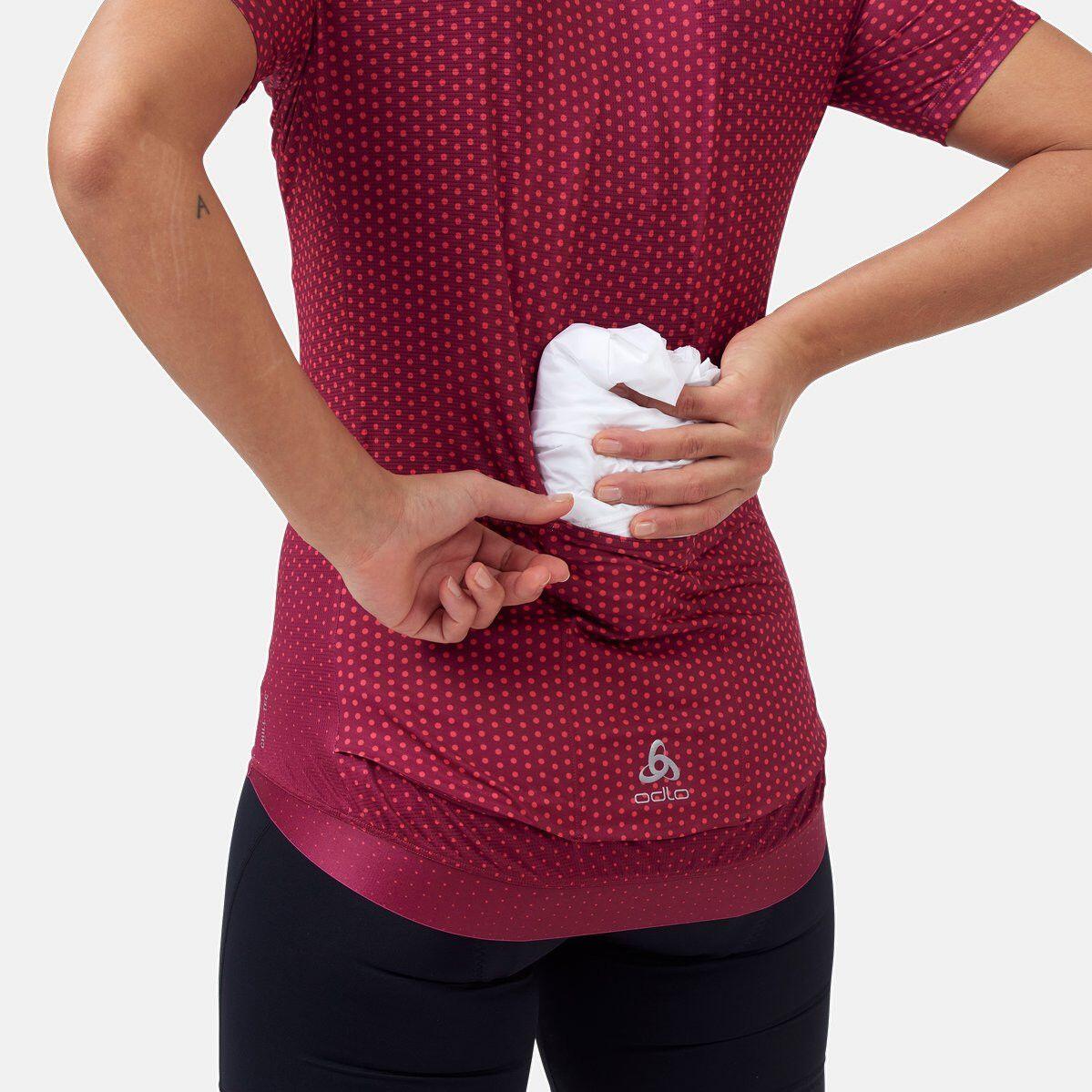 Maglia a manica corta Odlo Zeroweight Chill-Tec Rosa 4/6