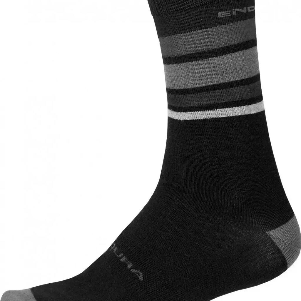 Football Socks Endura BaaBaa Merino Stripe