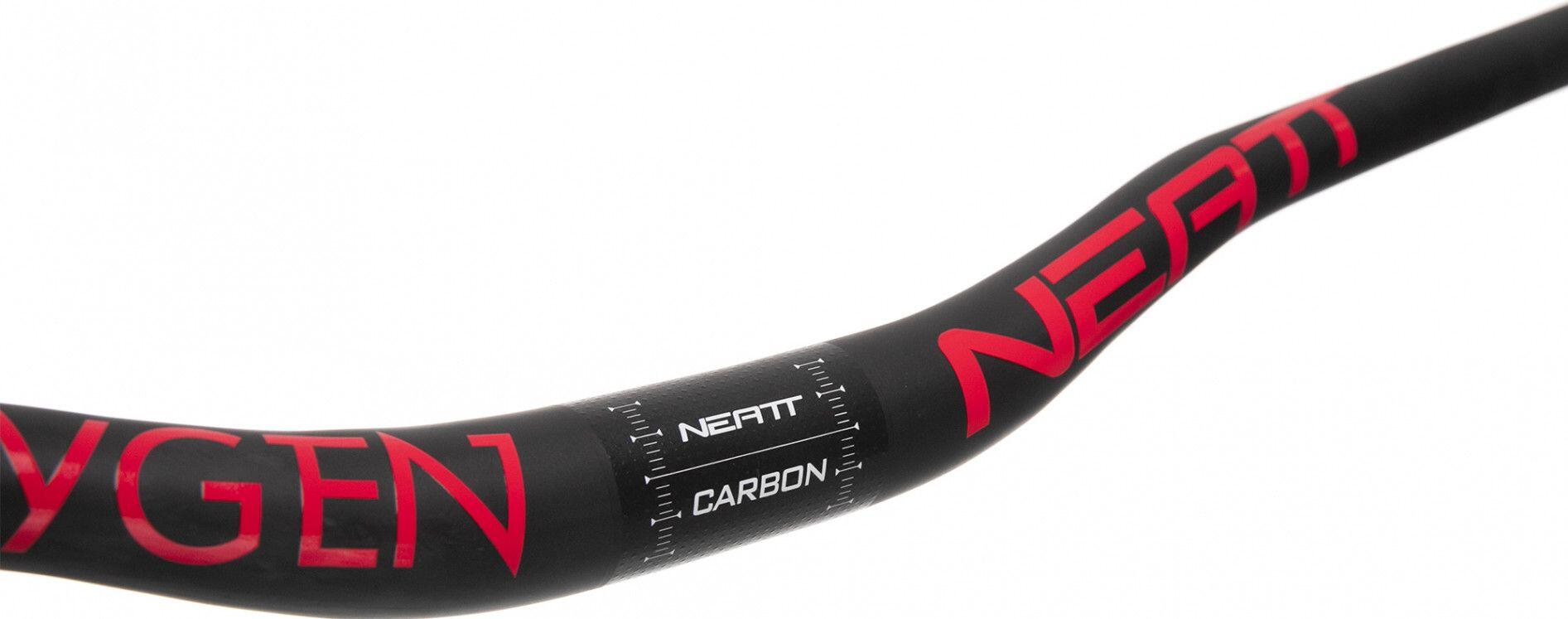 Manubrio Neatt Carbon Oxygen 780 mm 31.8 mm Nero / Rosso 2/3