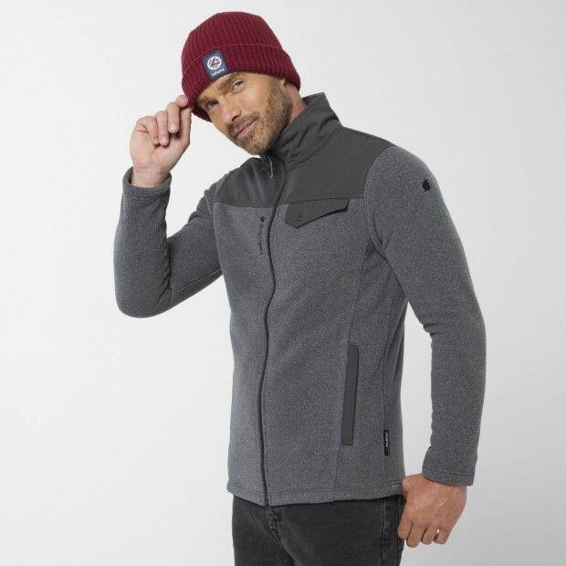 Veste Polaire Lafuma Velvet Hybrid F-Zip Gris 2/5