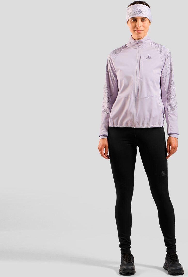 Collant Long Odlo Zeroweight Warm 2.0 Reflective Noir Femme 3/6