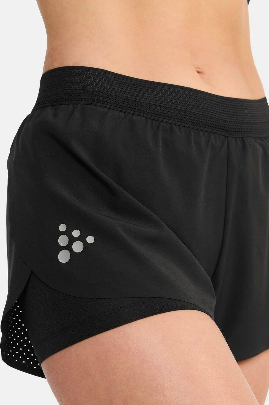 Short Craft Pro Hypervent Split Noir Femme 3/5