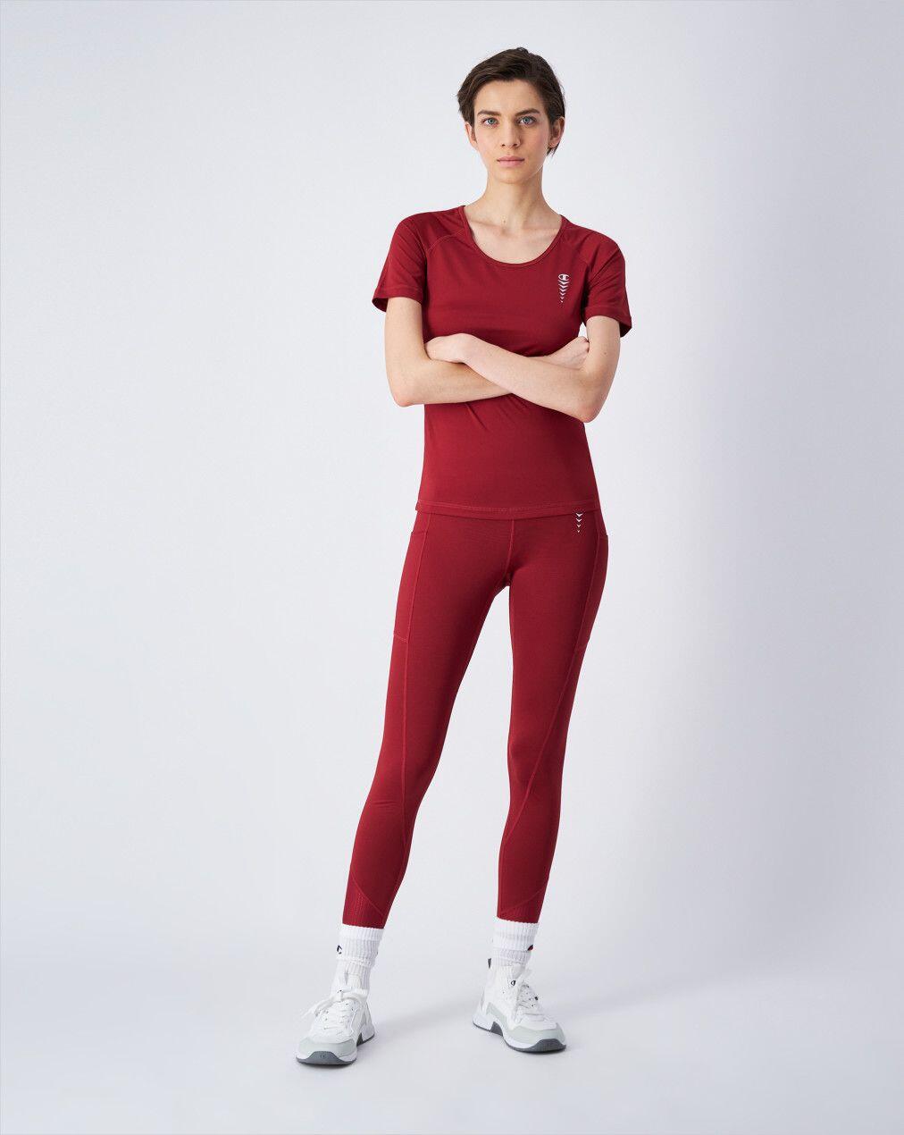 Legging Champion Legacy Rouge Femme 3/5