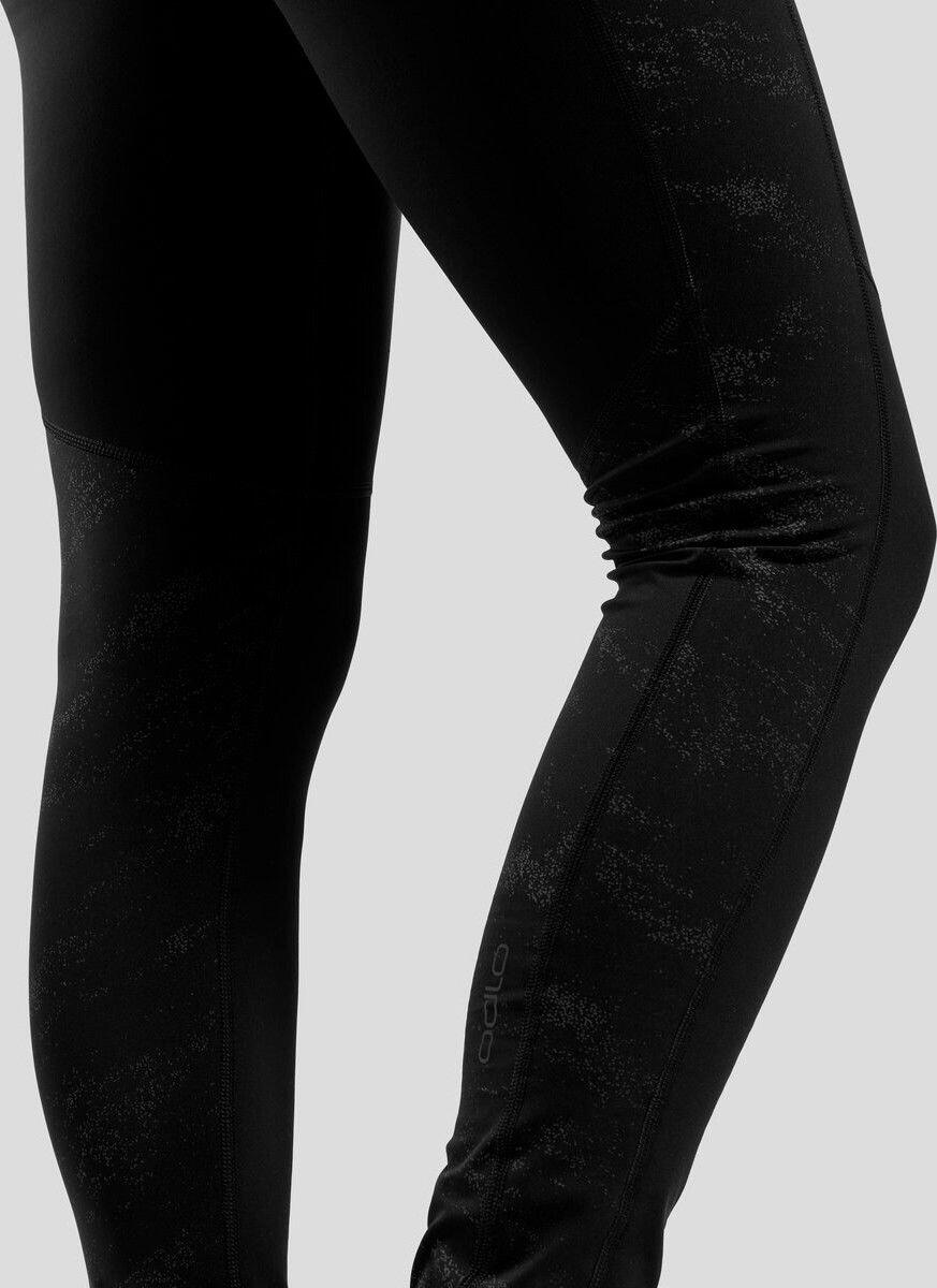 Collant Long Odlo Zeroweight Warm 2.0 Reflective Noir Femme 5/6