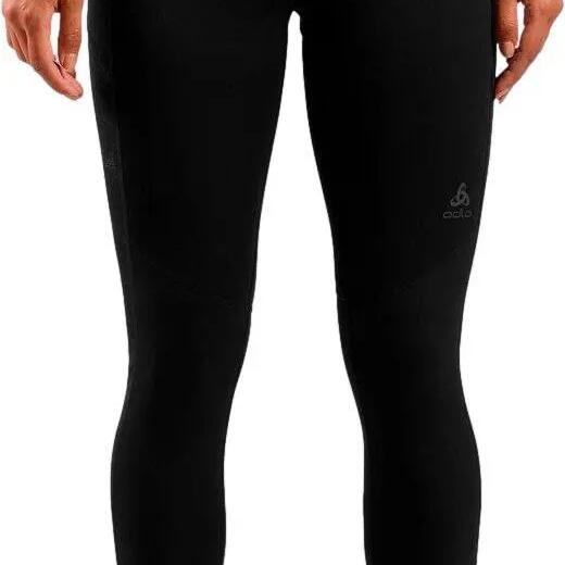 Women's Long Running Tights Odlo Zeroweight Warm 2.0 Reflective Black