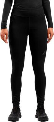 Dames lange hardloop tight odlo zeroweight warm 2.0 reflecterend zwart