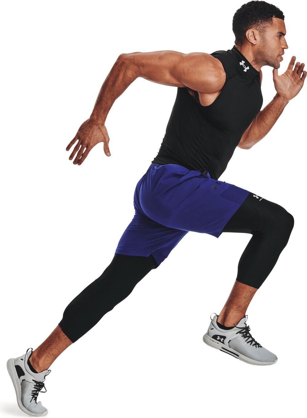 Collant 3/4 de compression Under Armour HeatGear Compression Noir Homme 5/6