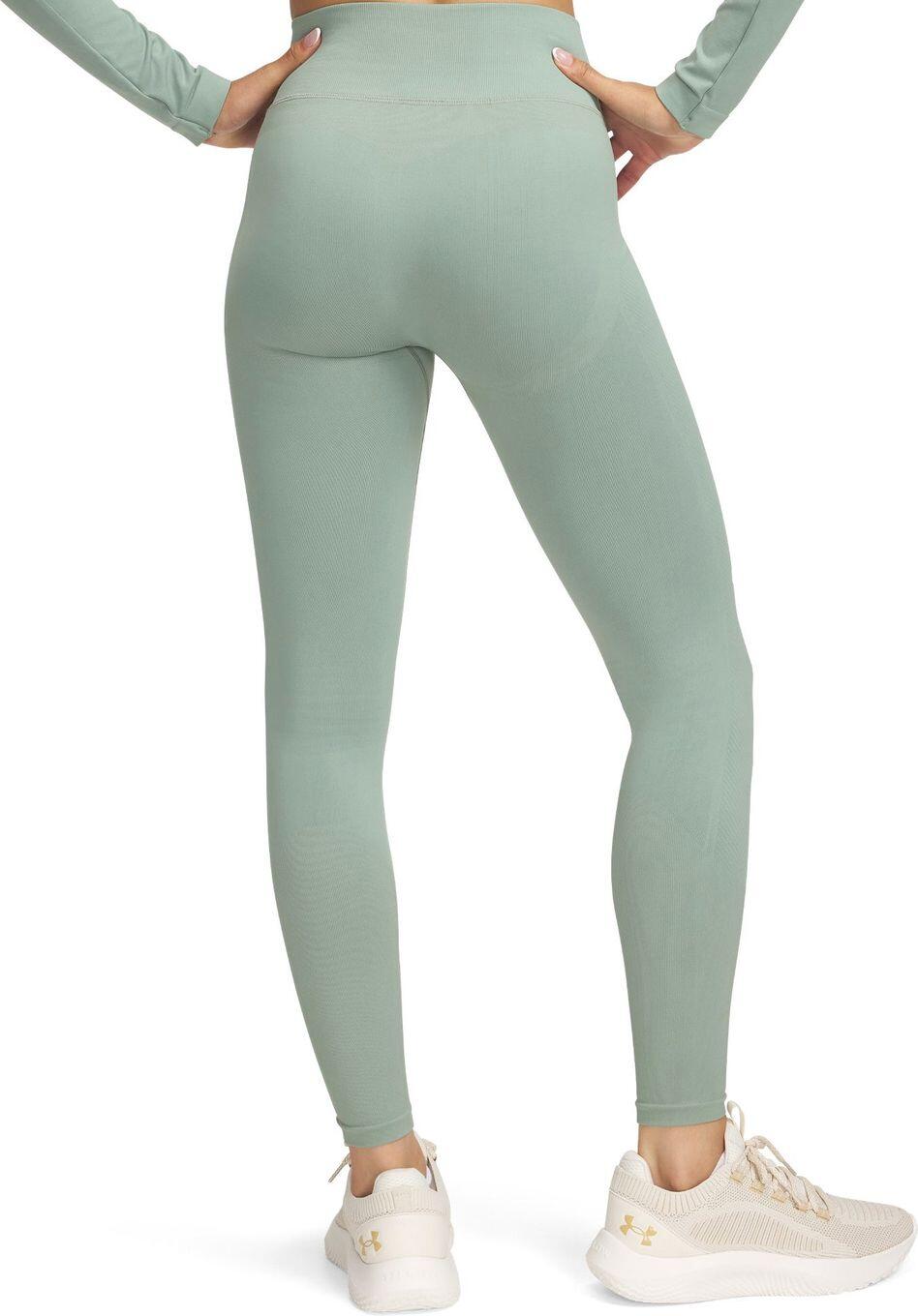 Collant Long Under Armour Train Seamless Vert Femme 2/3