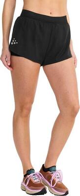 Craft pro hypervent split shorts zwart dames