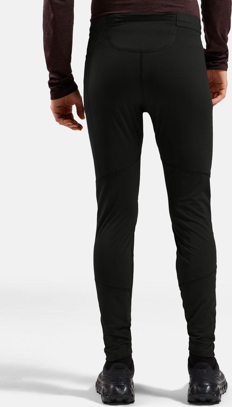 Odlo Zeroweight Warm 2.0 Schwarz Herren Leggings für Running 4/5