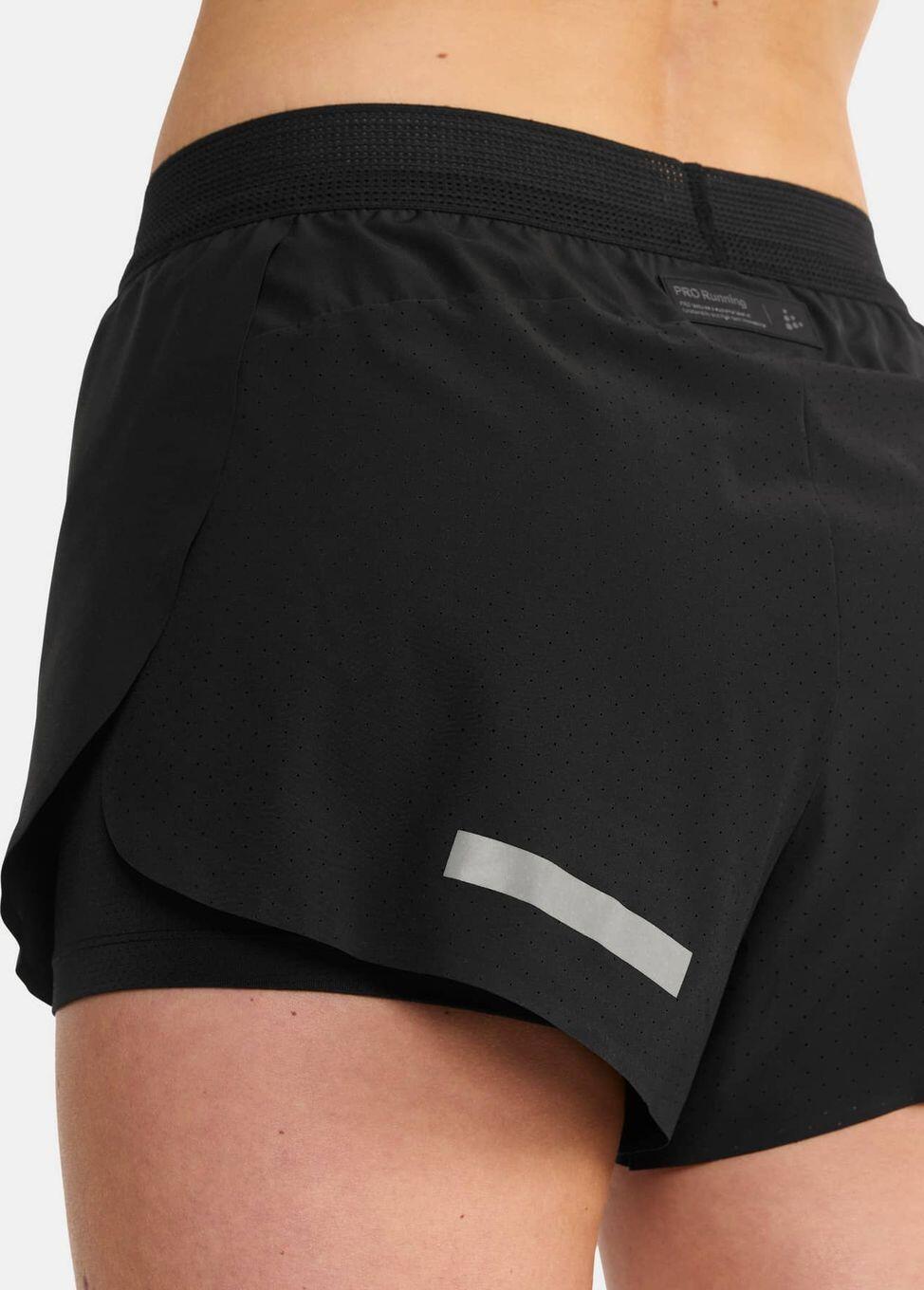 Short Craft Pro Hypervent Split Noir Femme 4/5