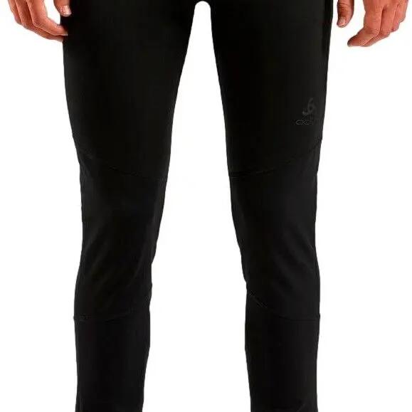 Women's Long Running Tights Odlo Zeroweight Warm 2.0 Reflective Black