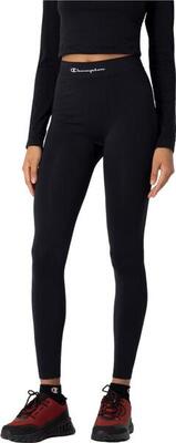 Dames naadloze lange legging met hoge taille - zwart