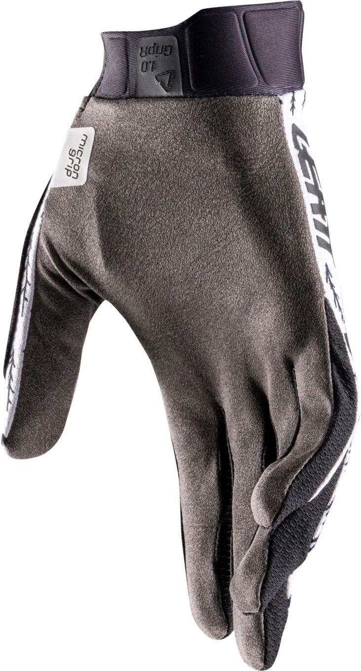 Gants Longs Leatt 1.0 GripR Blanc/Gris Junior 3/6