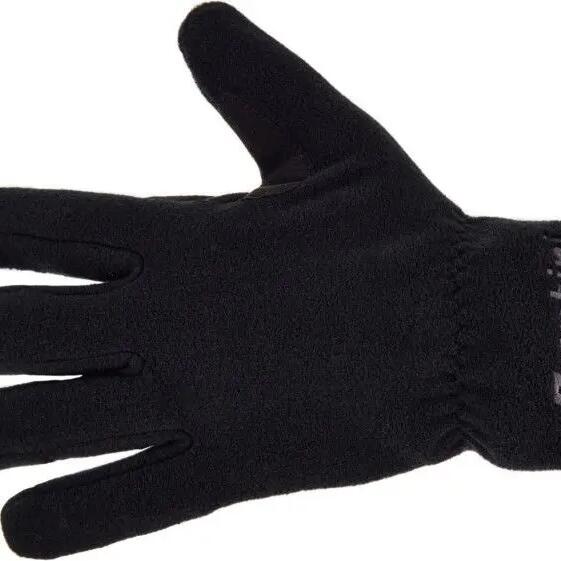 Santini Pile Black Unisex Long Gloves