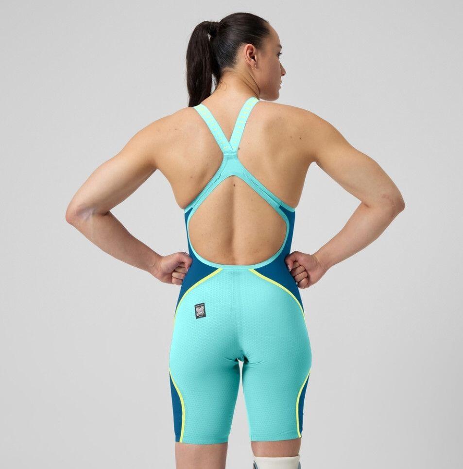Combinaison partielle Speedo LZR Pure Intent dos ouvert 2.0 Turquoise Femme 3/6