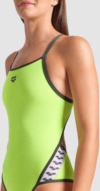 Arena Icons Super Fly Uni Swimsuit Verde Mulher 3/7