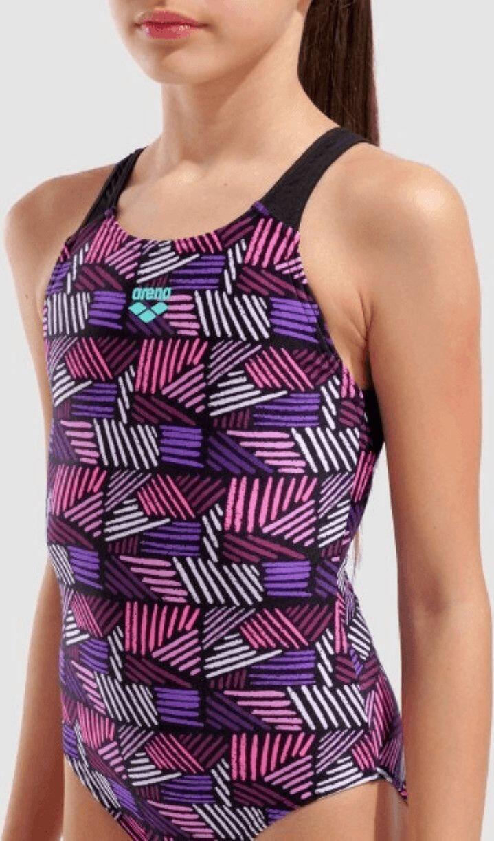 Maillot de bain Arena Candies Rose/Noir Fille 3/5
