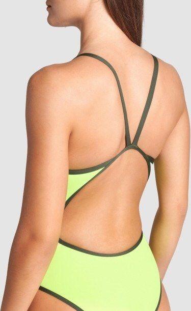 Arena Icons Super Fly Uni Swimsuit Verde Mulher 4/7