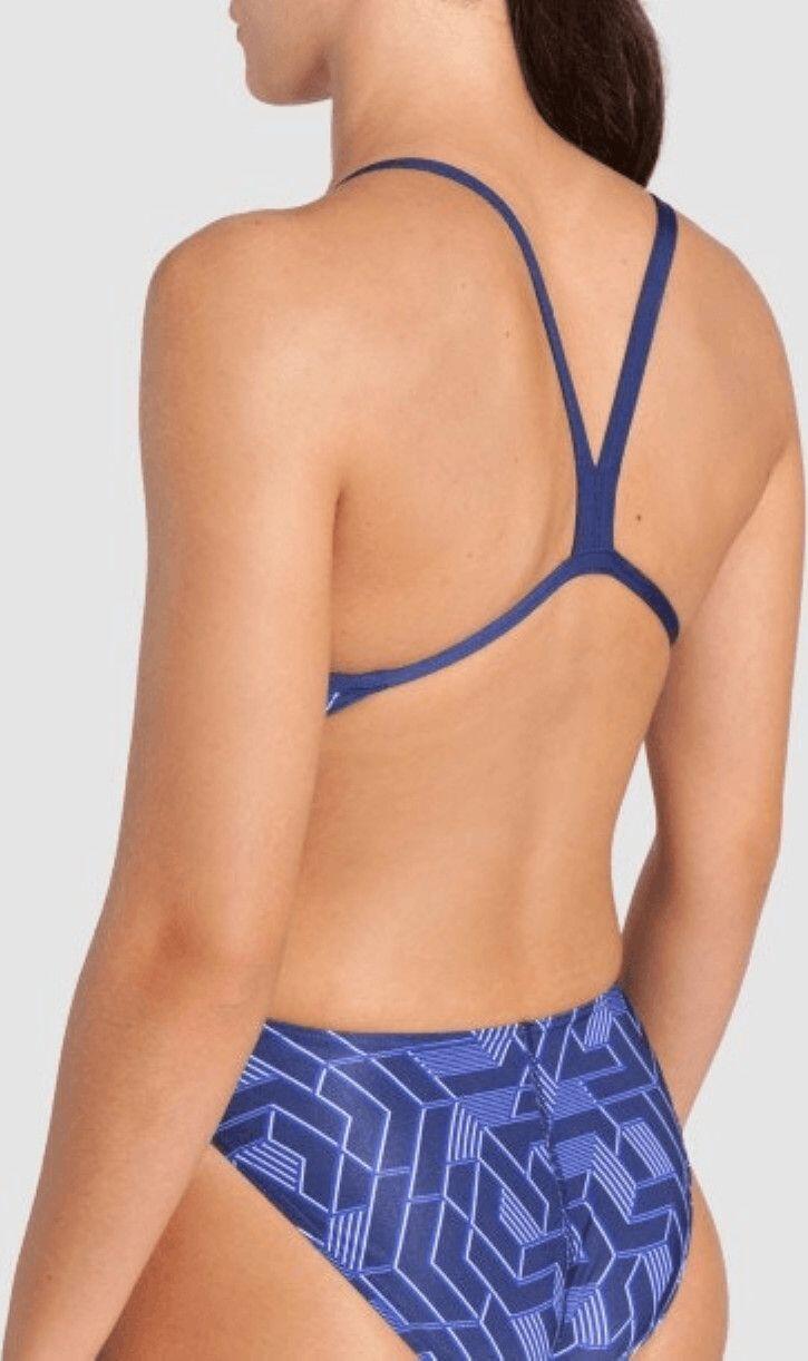 Maillot de bain Arena Escape Dos Challenge Bleu Femme 4/5