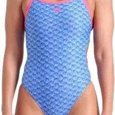 Swimsuit Arena New Monogram Dos Challenge Blue/Pink Women