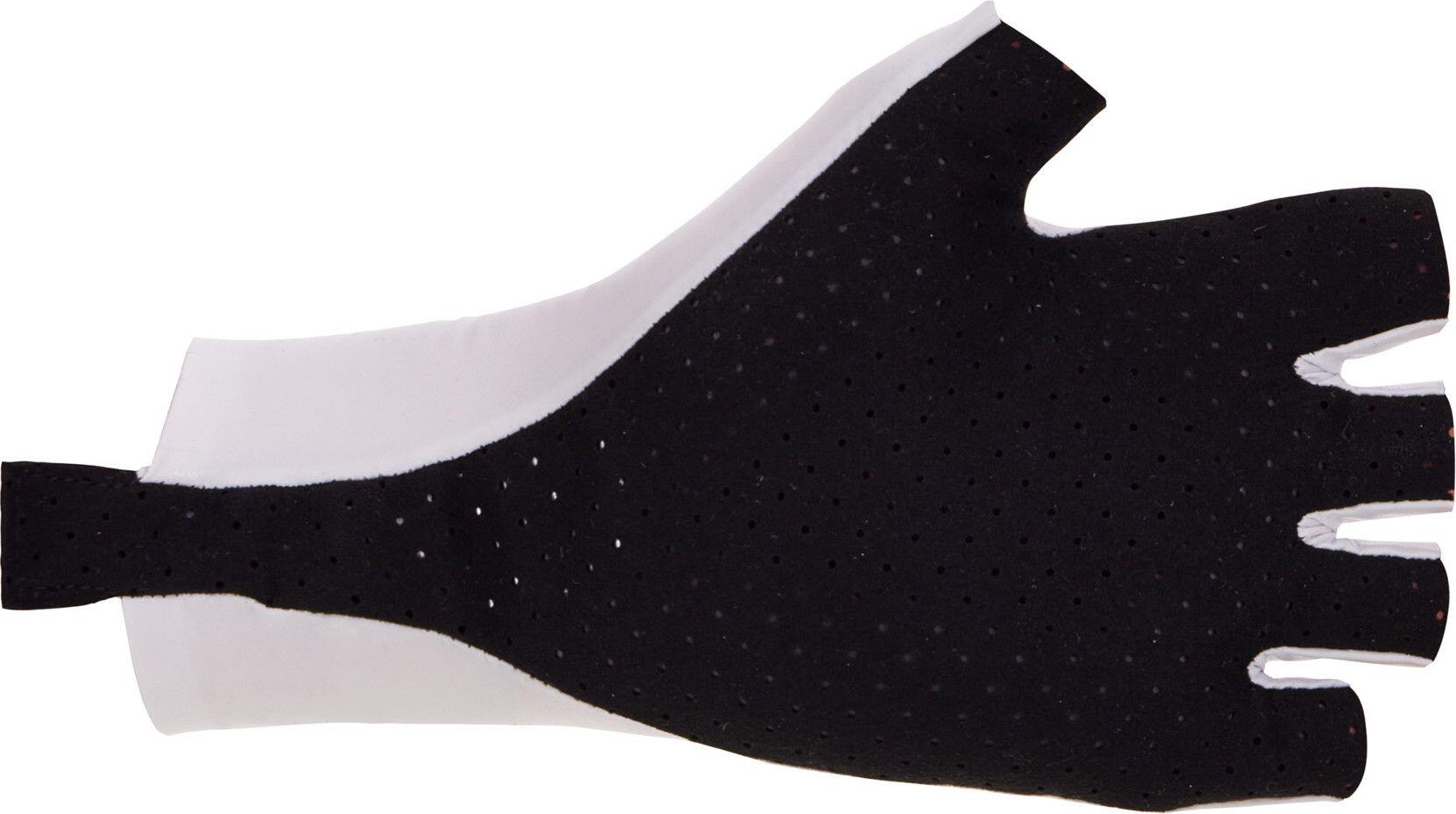 Santini Madss Guanti corti unisex Bianco 2/2