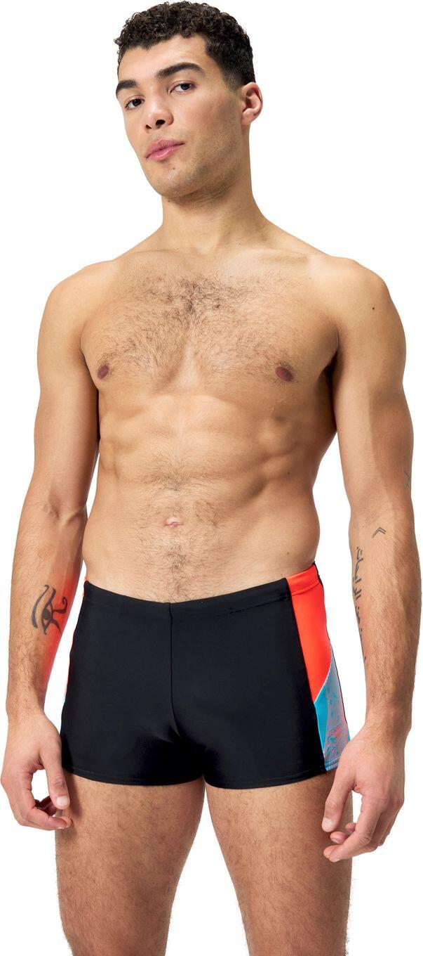 Speedo Eco Dive Zwempak Zwart / Oranje 3/5