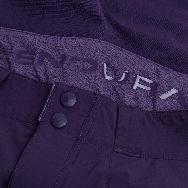 Pantaloni scurți Endura Singletrack pentru femei PURPLE