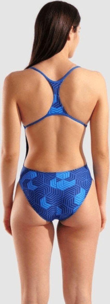 Fato de banho Arena Geometry Azul Mulher 2/5