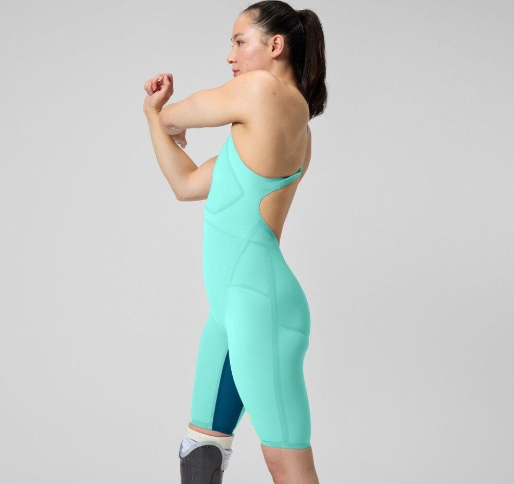 Combinaison partielle Speedo LZR Pure Valor dos ouvert 2.0 Turquoise Femme 2/7