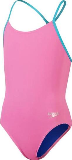 Maillot de Bain Enfant 1 pièce ECO+ Solid Lane Line Rose/Bleu