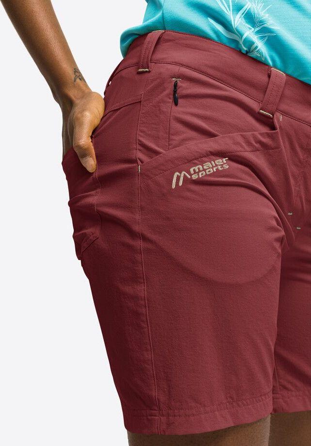 Maier Sports Lulaka Shorts Regular Red Beige 3/3