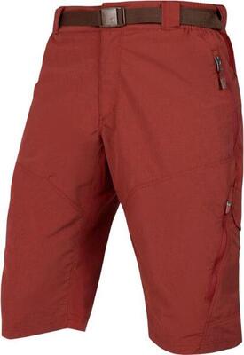 Pantaloncini Endura Hummvee con fodera da uomo rosso