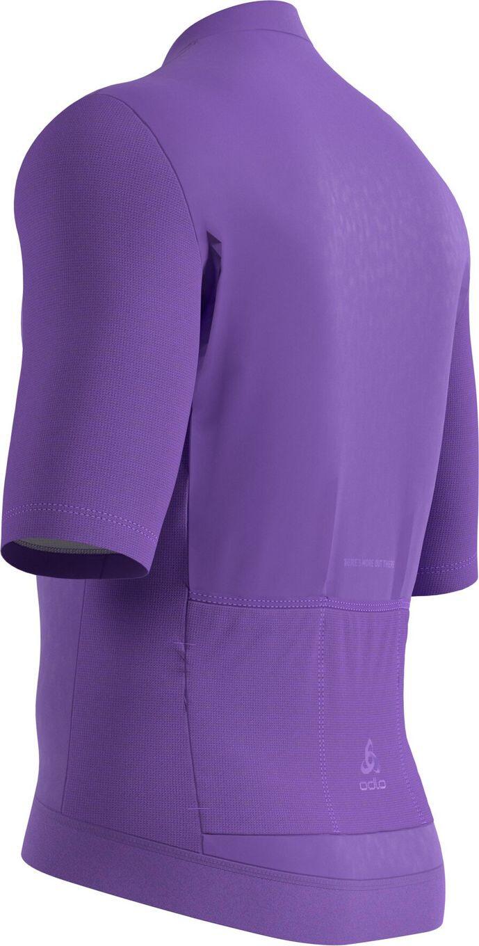 Maillot Vélo Manches Courtes Odlo Zeroweight Pro Violet 2/2