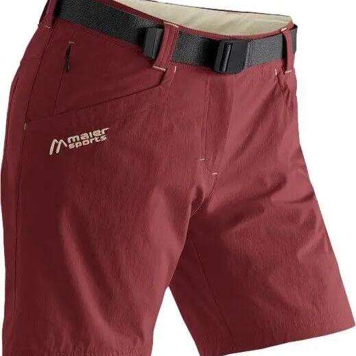 Maier Sports Lulaka Shorts Regular Red Beige Women's