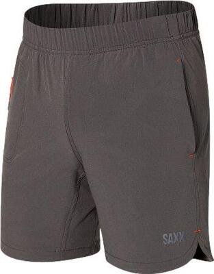 Saxx gainmaker 2 in 1 korte broek 7'' grijs