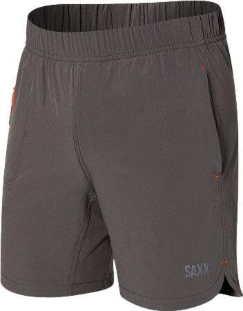 Short Saxx Gainmaker 2-en-1 7'' Gris Homme